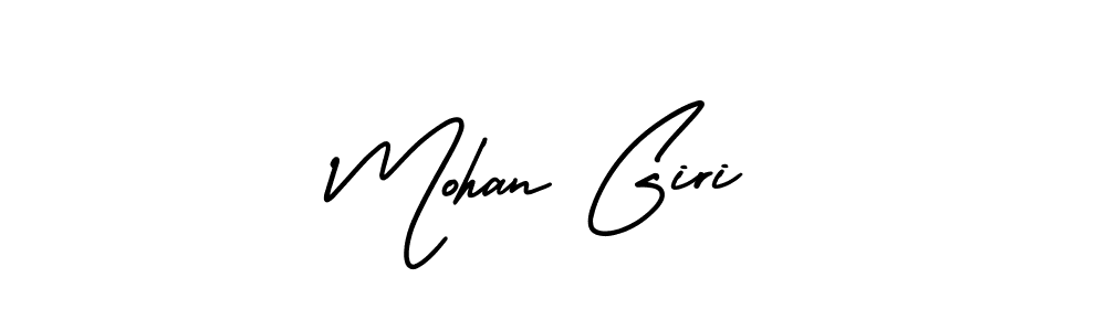 AmerikaSignatureDemo-Regular is a professional signature style that is perfect for those who want to add a touch of class to their signature. It is also a great choice for those who want to make their signature more unique. Get Mohan Giri name to fancy signature for free. Mohan Giri signature style 3 images and pictures png