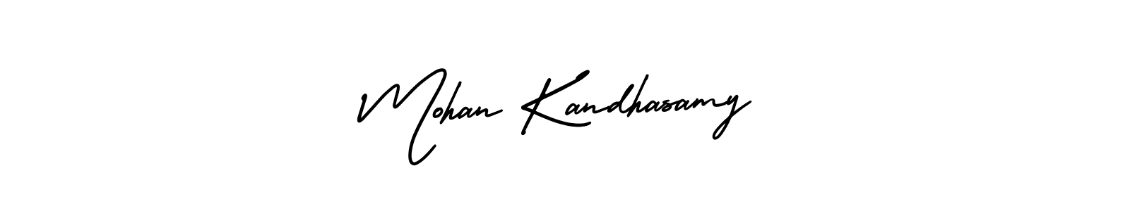 Make a beautiful signature design for name Mohan Kandhasamy. With this signature (AmerikaSignatureDemo-Regular) style, you can create a handwritten signature for free. Mohan Kandhasamy signature style 3 images and pictures png