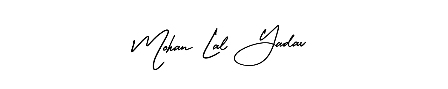 See photos of Mohan Lal Yadav official signature by Spectra . Check more albums & portfolios. Read reviews & check more about AmerikaSignatureDemo-Regular font. Mohan Lal Yadav signature style 3 images and pictures png