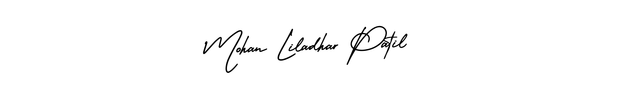 Make a beautiful signature design for name Mohan Liladhar Patil. With this signature (AmerikaSignatureDemo-Regular) style, you can create a handwritten signature for free. Mohan Liladhar Patil signature style 3 images and pictures png