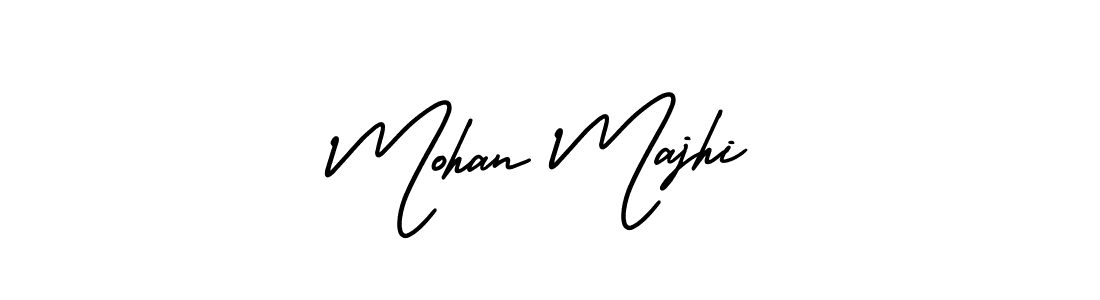 How to make Mohan Majhi name signature. Use AmerikaSignatureDemo-Regular style for creating short signs online. This is the latest handwritten sign. Mohan Majhi signature style 3 images and pictures png