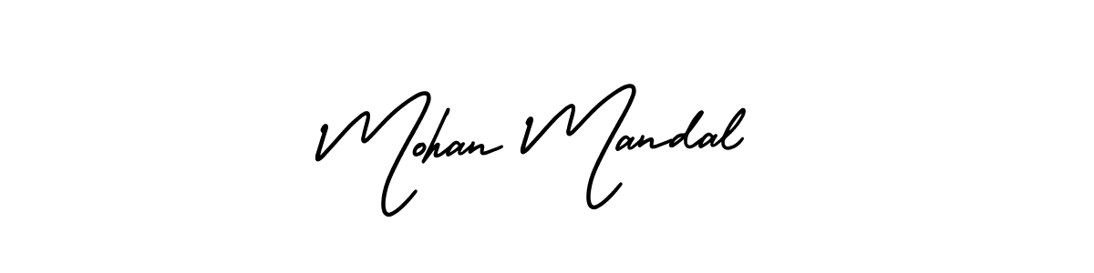 Also You can easily find your signature by using the search form. We will create Mohan Mandal name handwritten signature images for you free of cost using AmerikaSignatureDemo-Regular sign style. Mohan Mandal signature style 3 images and pictures png