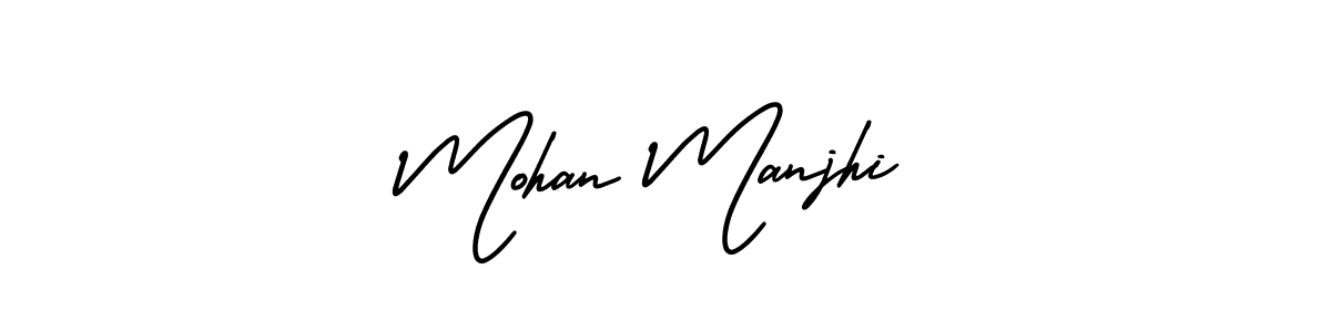 if you are searching for the best signature style for your name Mohan Manjhi. so please give up your signature search. here we have designed multiple signature styles  using AmerikaSignatureDemo-Regular. Mohan Manjhi signature style 3 images and pictures png