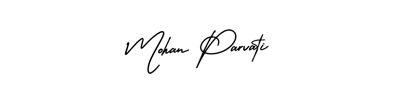Once you've used our free online signature maker to create your best signature AmerikaSignatureDemo-Regular style, it's time to enjoy all of the benefits that Mohan Parvati name signing documents. Mohan Parvati signature style 3 images and pictures png