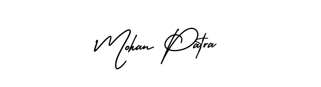 How to make Mohan Patra signature? AmerikaSignatureDemo-Regular is a professional autograph style. Create handwritten signature for Mohan Patra name. Mohan Patra signature style 3 images and pictures png