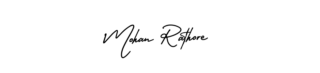 Create a beautiful signature design for name Mohan Rathore. With this signature (AmerikaSignatureDemo-Regular) fonts, you can make a handwritten signature for free. Mohan Rathore signature style 3 images and pictures png