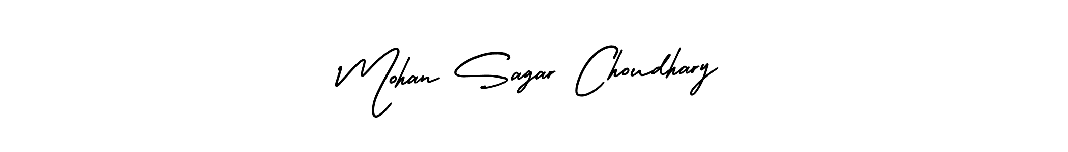 It looks lik you need a new signature style for name Mohan Sagar Choudhary. Design unique handwritten (AmerikaSignatureDemo-Regular) signature with our free signature maker in just a few clicks. Mohan Sagar Choudhary signature style 3 images and pictures png