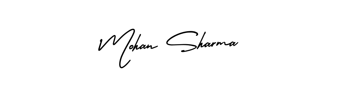 How to make Mohan Sharma signature? AmerikaSignatureDemo-Regular is a professional autograph style. Create handwritten signature for Mohan Sharma name. Mohan Sharma signature style 3 images and pictures png