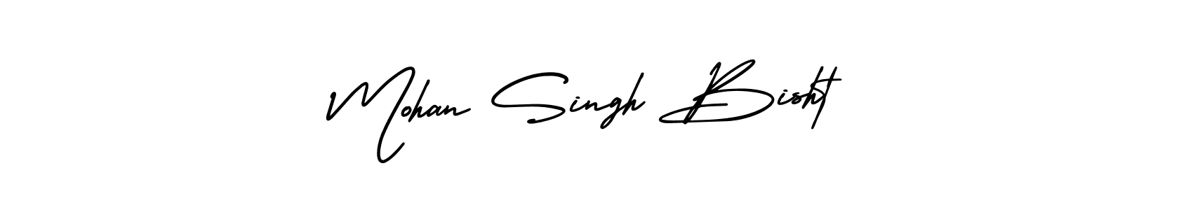 Also You can easily find your signature by using the search form. We will create Mohan Singh Bisht name handwritten signature images for you free of cost using AmerikaSignatureDemo-Regular sign style. Mohan Singh Bisht signature style 3 images and pictures png