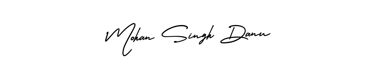 Use a signature maker to create a handwritten signature online. With this signature software, you can design (AmerikaSignatureDemo-Regular) your own signature for name Mohan Singh Danu. Mohan Singh Danu signature style 3 images and pictures png