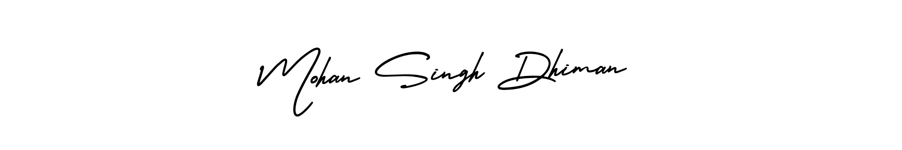 Also we have Mohan Singh Dhiman name is the best signature style. Create professional handwritten signature collection using AmerikaSignatureDemo-Regular autograph style. Mohan Singh Dhiman signature style 3 images and pictures png