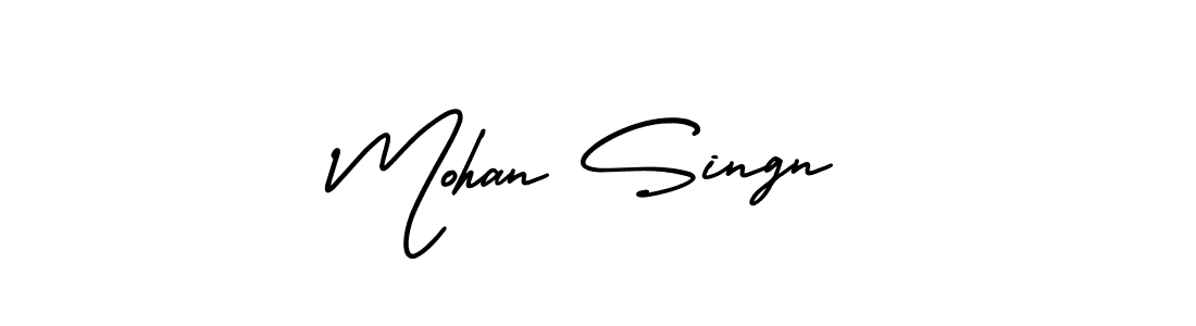 You can use this online signature creator to create a handwritten signature for the name Mohan Singn. This is the best online autograph maker. Mohan Singn signature style 3 images and pictures png