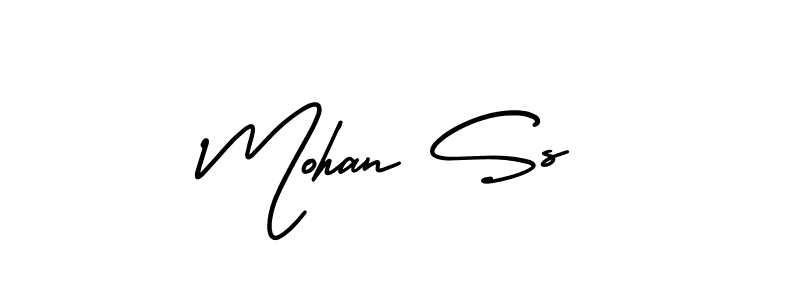 Make a beautiful signature design for name Mohan Ss. Use this online signature maker to create a handwritten signature for free. Mohan Ss signature style 3 images and pictures png