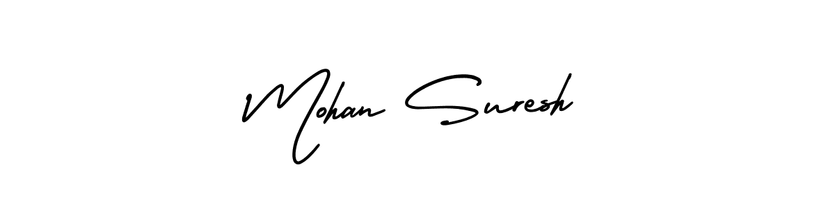 It looks lik you need a new signature style for name Mohan Suresh. Design unique handwritten (AmerikaSignatureDemo-Regular) signature with our free signature maker in just a few clicks. Mohan Suresh signature style 3 images and pictures png