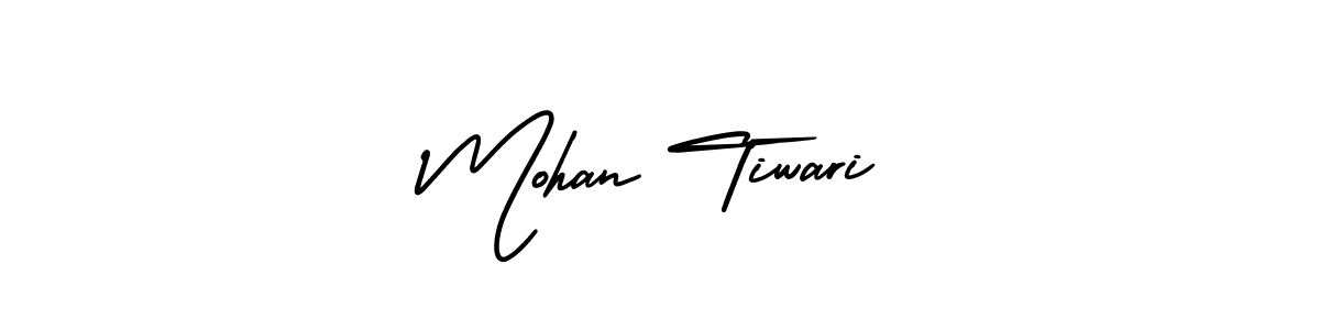 Mohan Tiwari stylish signature style. Best Handwritten Sign (AmerikaSignatureDemo-Regular) for my name. Handwritten Signature Collection Ideas for my name Mohan Tiwari. Mohan Tiwari signature style 3 images and pictures png