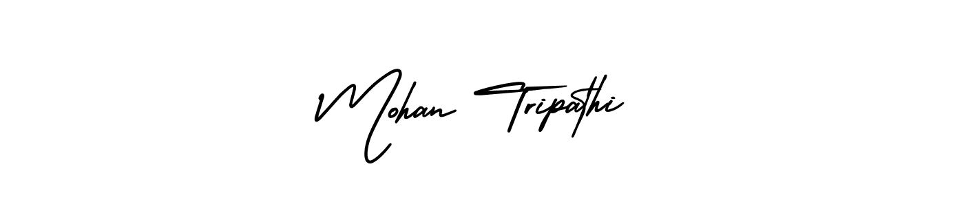 Design your own signature with our free online signature maker. With this signature software, you can create a handwritten (AmerikaSignatureDemo-Regular) signature for name Mohan Tripathi. Mohan Tripathi signature style 3 images and pictures png