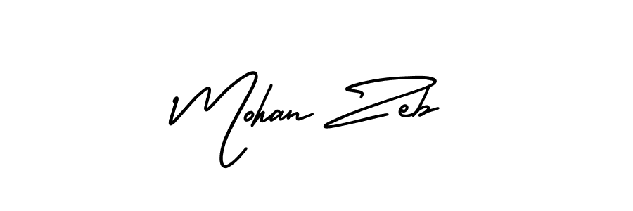 Once you've used our free online signature maker to create your best signature AmerikaSignatureDemo-Regular style, it's time to enjoy all of the benefits that Mohan Zeb name signing documents. Mohan Zeb signature style 3 images and pictures png