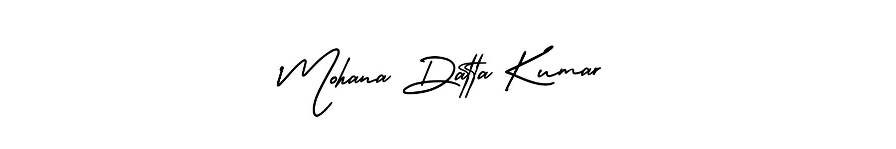 Make a beautiful signature design for name Mohana Datta Kumar. With this signature (AmerikaSignatureDemo-Regular) style, you can create a handwritten signature for free. Mohana Datta Kumar signature style 3 images and pictures png