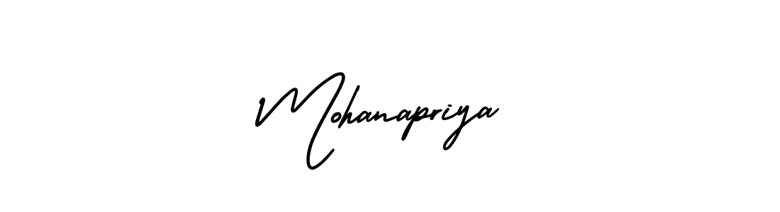 How to Draw Mohanapriya signature style? AmerikaSignatureDemo-Regular is a latest design signature styles for name Mohanapriya. Mohanapriya signature style 3 images and pictures png