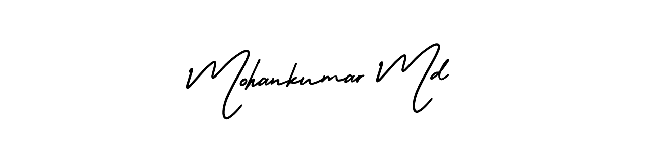 Create a beautiful signature design for name Mohankumar Md. With this signature (AmerikaSignatureDemo-Regular) fonts, you can make a handwritten signature for free. Mohankumar Md signature style 3 images and pictures png