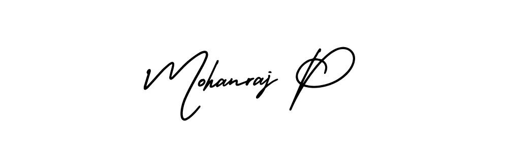 Also we have Mohanraj P name is the best signature style. Create professional handwritten signature collection using AmerikaSignatureDemo-Regular autograph style. Mohanraj P signature style 3 images and pictures png