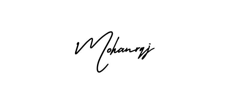 Use a signature maker to create a handwritten signature online. With this signature software, you can design (AmerikaSignatureDemo-Regular) your own signature for name Mohanrqj. Mohanrqj signature style 3 images and pictures png