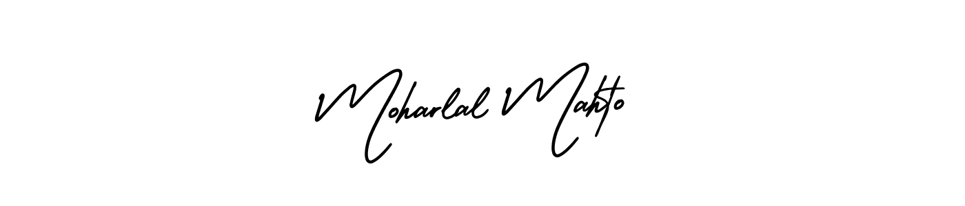 How to make Moharlal Mahto signature? AmerikaSignatureDemo-Regular is a professional autograph style. Create handwritten signature for Moharlal Mahto name. Moharlal Mahto signature style 3 images and pictures png