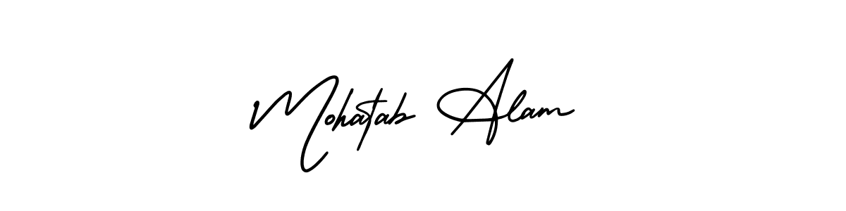 It looks lik you need a new signature style for name Mohatab Alam. Design unique handwritten (AmerikaSignatureDemo-Regular) signature with our free signature maker in just a few clicks. Mohatab Alam signature style 3 images and pictures png