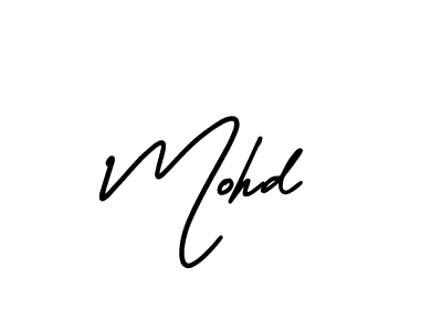 How to make Mohd signature? AmerikaSignatureDemo-Regular is a professional autograph style. Create handwritten signature for Mohd name. Mohd signature style 3 images and pictures png