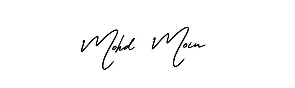 Mohd  Moin stylish signature style. Best Handwritten Sign (AmerikaSignatureDemo-Regular) for my name. Handwritten Signature Collection Ideas for my name Mohd  Moin. Mohd  Moin signature style 3 images and pictures png