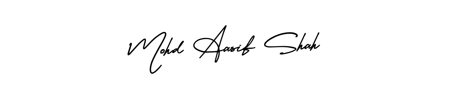 How to make Mohd Aasif Shah signature? AmerikaSignatureDemo-Regular is a professional autograph style. Create handwritten signature for Mohd Aasif Shah name. Mohd Aasif Shah signature style 3 images and pictures png