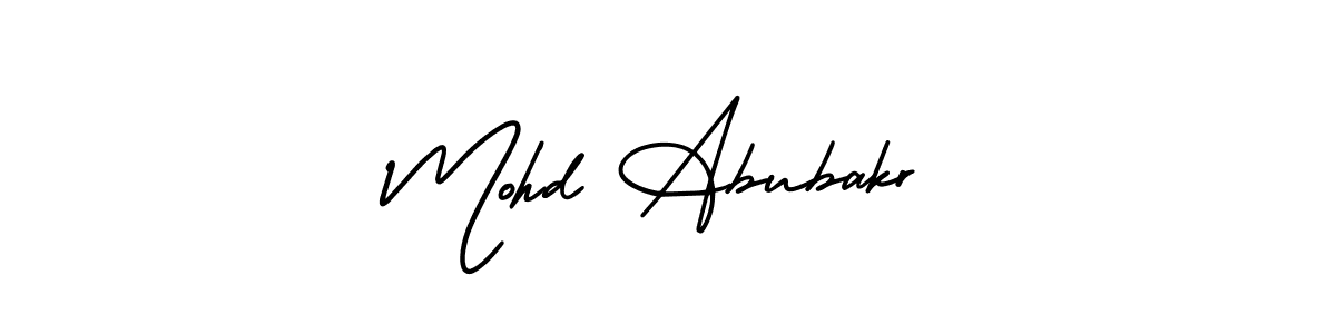 Best and Professional Signature Style for Mohd Abubakr. AmerikaSignatureDemo-Regular Best Signature Style Collection. Mohd Abubakr signature style 3 images and pictures png