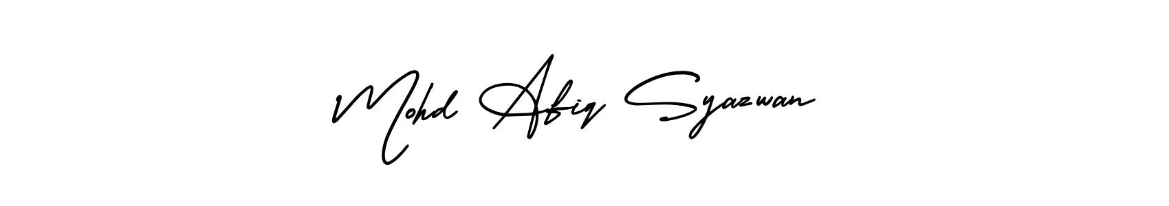 You can use this online signature creator to create a handwritten signature for the name Mohd Afiq Syazwan. This is the best online autograph maker. Mohd Afiq Syazwan signature style 3 images and pictures png