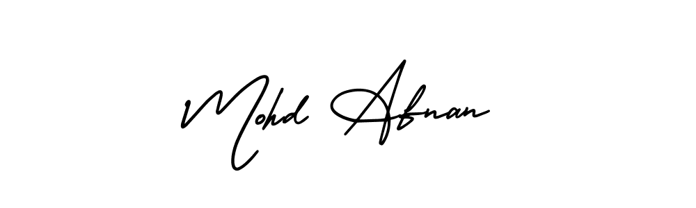 Make a short Mohd Afnan signature style. Manage your documents anywhere anytime using AmerikaSignatureDemo-Regular. Create and add eSignatures, submit forms, share and send files easily. Mohd Afnan signature style 3 images and pictures png