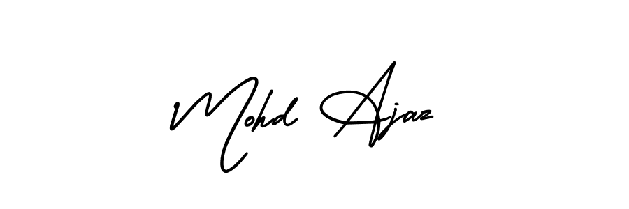 Create a beautiful signature design for name Mohd Ajaz. With this signature (AmerikaSignatureDemo-Regular) fonts, you can make a handwritten signature for free. Mohd Ajaz signature style 3 images and pictures png