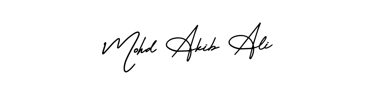 You should practise on your own different ways (AmerikaSignatureDemo-Regular) to write your name (Mohd Akib Ali) in signature. don't let someone else do it for you. Mohd Akib Ali signature style 3 images and pictures png