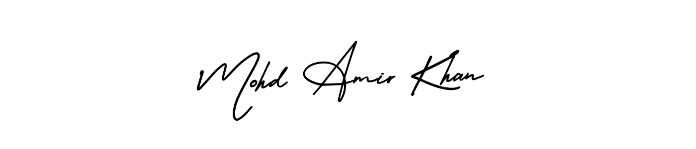 Here are the top 10 professional signature styles for the name Mohd Amir Khan. These are the best autograph styles you can use for your name. Mohd Amir Khan signature style 3 images and pictures png