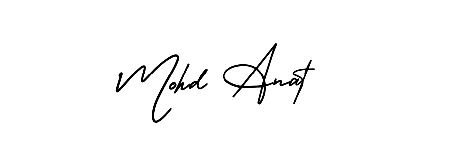 Best and Professional Signature Style for Mohd Anat. AmerikaSignatureDemo-Regular Best Signature Style Collection. Mohd Anat signature style 3 images and pictures png