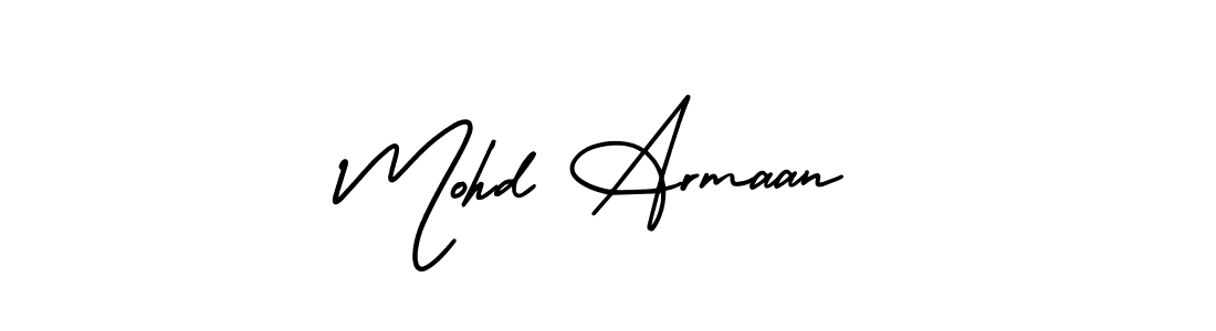 It looks lik you need a new signature style for name Mohd Armaan. Design unique handwritten (AmerikaSignatureDemo-Regular) signature with our free signature maker in just a few clicks. Mohd Armaan signature style 3 images and pictures png