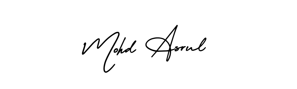 How to make Mohd Asrul signature? AmerikaSignatureDemo-Regular is a professional autograph style. Create handwritten signature for Mohd Asrul name. Mohd Asrul signature style 3 images and pictures png