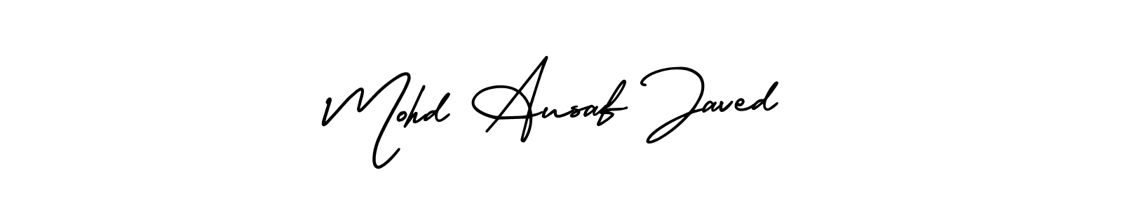 Similarly AmerikaSignatureDemo-Regular is the best handwritten signature design. Signature creator online .You can use it as an online autograph creator for name Mohd Ausaf Javed. Mohd Ausaf Javed signature style 3 images and pictures png