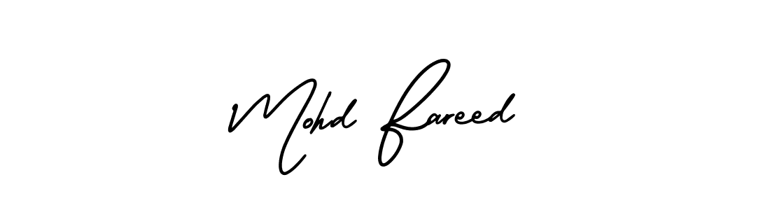 Also we have Mohd Fareed name is the best signature style. Create professional handwritten signature collection using AmerikaSignatureDemo-Regular autograph style. Mohd Fareed signature style 3 images and pictures png