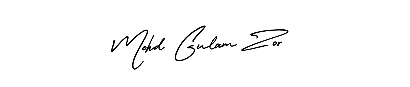 Also we have Mohd Gulam Zor name is the best signature style. Create professional handwritten signature collection using AmerikaSignatureDemo-Regular autograph style. Mohd Gulam Zor signature style 3 images and pictures png