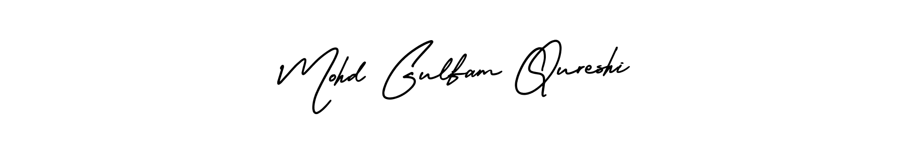Also we have Mohd Gulfam Qureshi name is the best signature style. Create professional handwritten signature collection using AmerikaSignatureDemo-Regular autograph style. Mohd Gulfam Qureshi signature style 3 images and pictures png