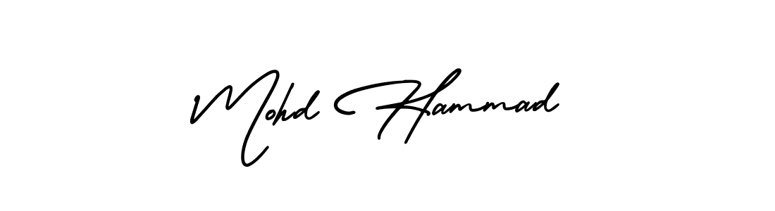 Make a short Mohd Hammad signature style. Manage your documents anywhere anytime using AmerikaSignatureDemo-Regular. Create and add eSignatures, submit forms, share and send files easily. Mohd Hammad signature style 3 images and pictures png