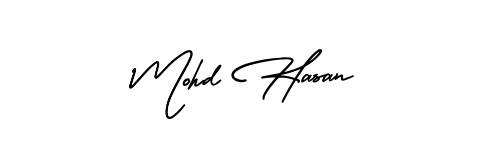 You should practise on your own different ways (AmerikaSignatureDemo-Regular) to write your name (Mohd Hasan) in signature. don't let someone else do it for you. Mohd Hasan signature style 3 images and pictures png