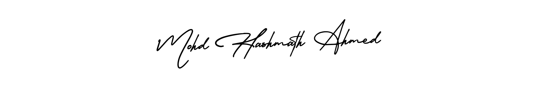 Make a beautiful signature design for name Mohd Hashmath Ahmed. Use this online signature maker to create a handwritten signature for free. Mohd Hashmath Ahmed signature style 3 images and pictures png