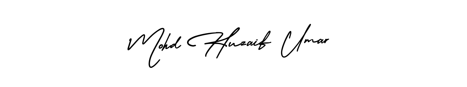 You should practise on your own different ways (AmerikaSignatureDemo-Regular) to write your name (Mohd Huzaif Umar) in signature. don't let someone else do it for you. Mohd Huzaif Umar signature style 3 images and pictures png