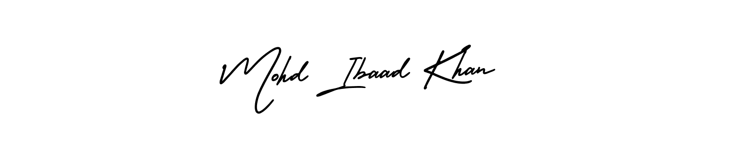 Make a beautiful signature design for name Mohd Ibaad Khan. Use this online signature maker to create a handwritten signature for free. Mohd Ibaad Khan signature style 3 images and pictures png