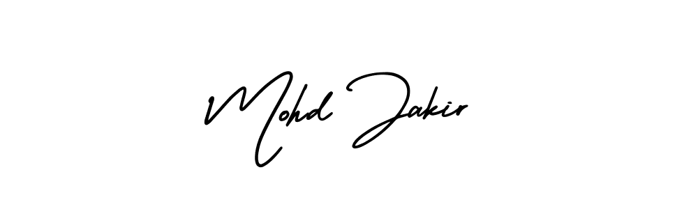 Design your own signature with our free online signature maker. With this signature software, you can create a handwritten (AmerikaSignatureDemo-Regular) signature for name Mohd Jakir. Mohd Jakir signature style 3 images and pictures png